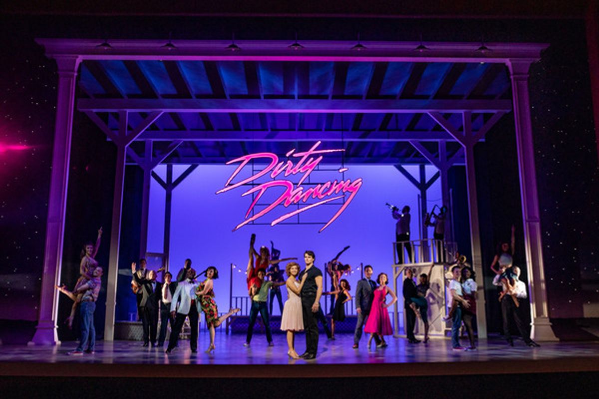 The cast at Photos: First Look at DIRTY DANCING at the Dominion Theatre