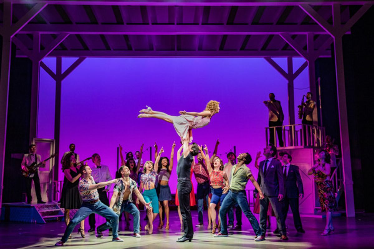 The cast at Photos: First Look at DIRTY DANCING at the Dominion Theatre