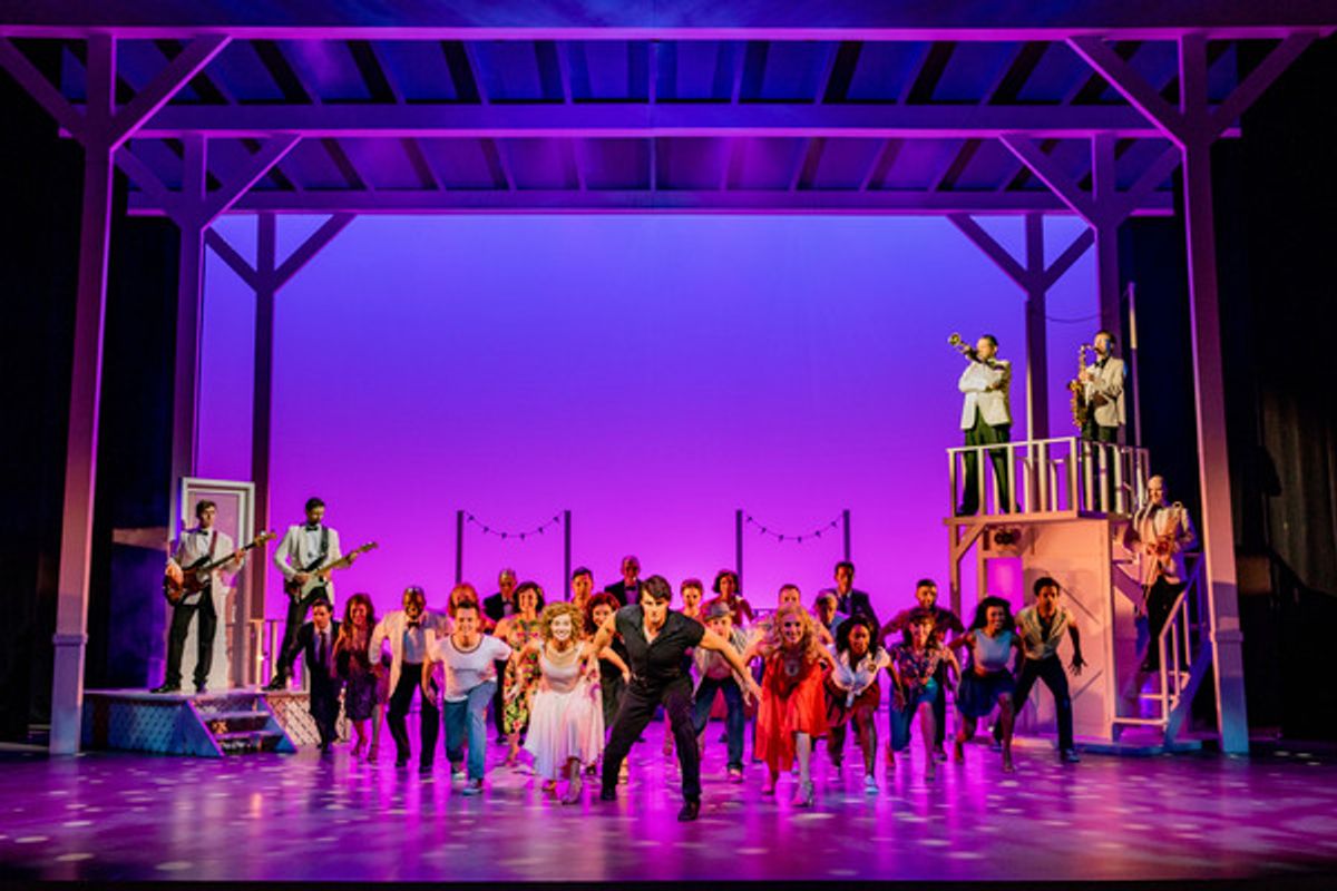 The cast at Photos: First Look at DIRTY DANCING at the Dominion Theatre