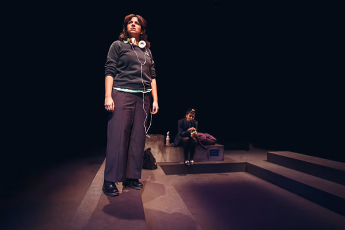 Anoushka Chadha and Safiyya Inga at Photos: First Look at TWO BILLION BEATS at the Orange Tree Theatre