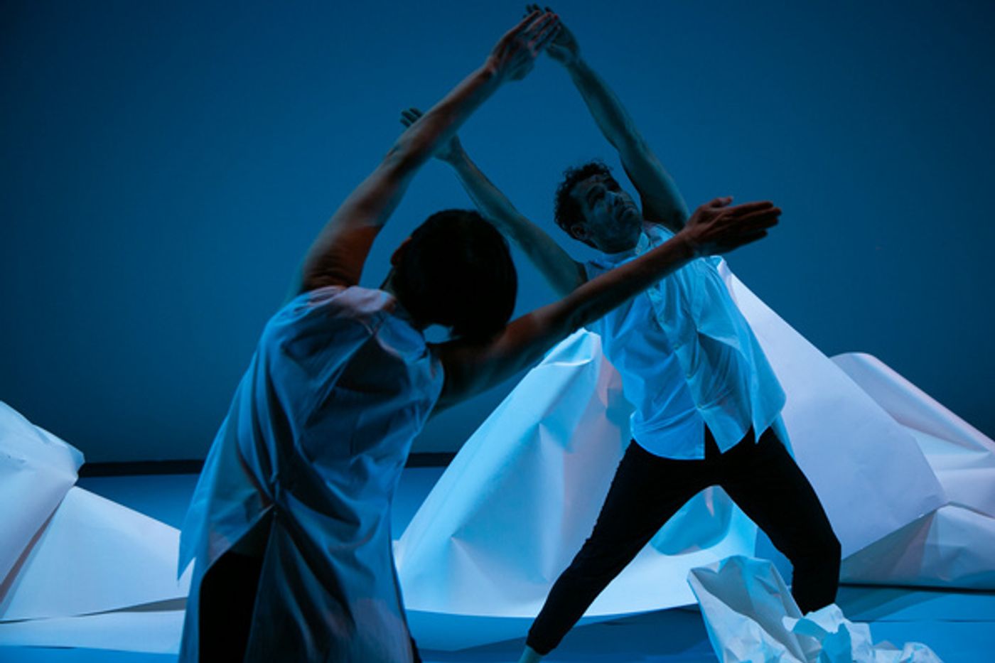 Photos: Laura Peterson's INTERGLACIAL Captures An Interval Of Uncertainty With Real-Time Dance Sculpture  Image