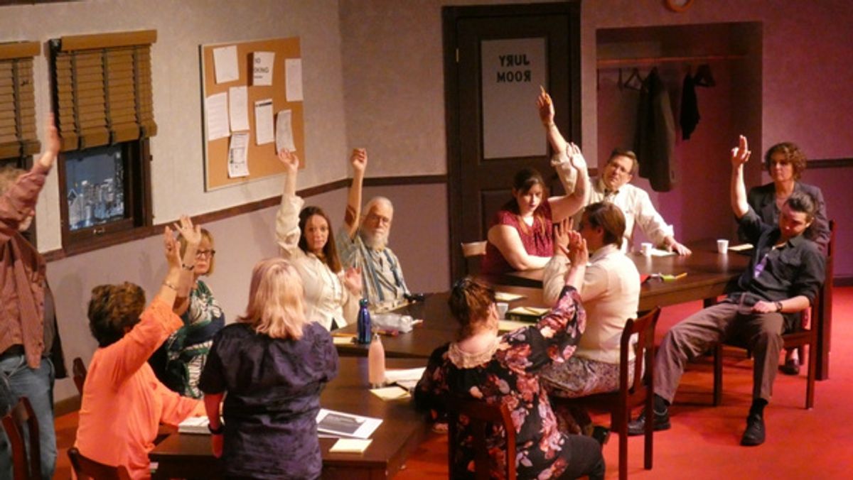 The Cast of 12 Angry Jurors at Photos: Theatrikos Launches 50th Season With 12 ANGRY JURORS