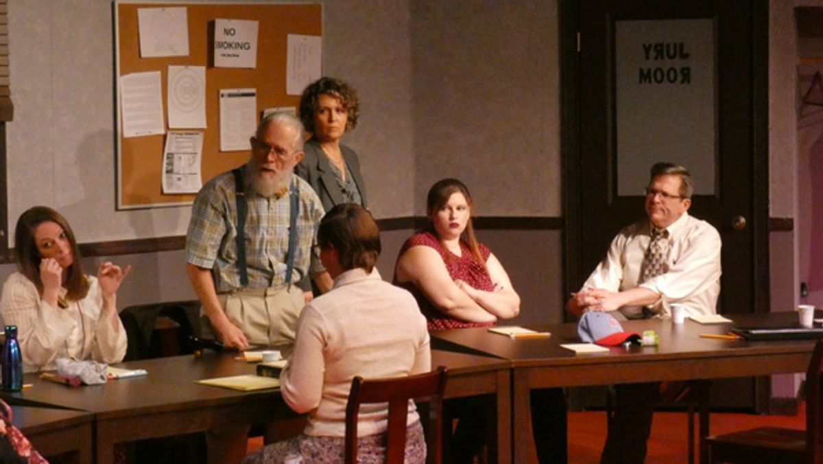 The Cast of 12 Angry Jurors at Photos: Theatrikos Launches 50th Season With 12 ANGRY JURORS