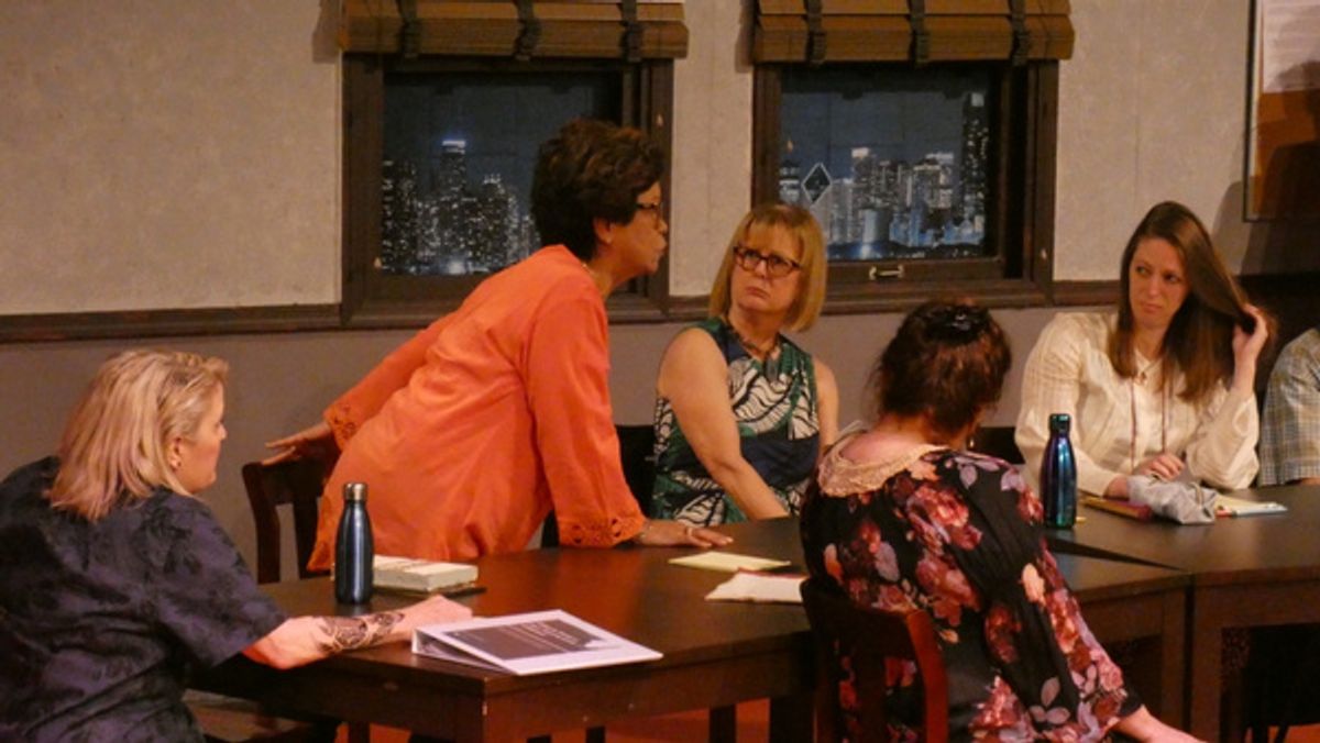 The Cast of 12 Angry Jurors at Photos: Theatrikos Launches 50th Season With 12 ANGRY JURORS
