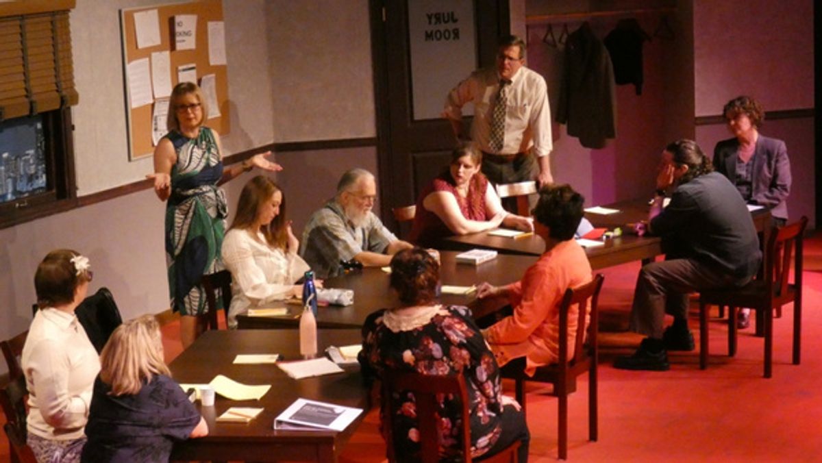 The Cast of 12 Angry Jurors at Photos: Theatrikos Launches 50th Season With 12 ANGRY JURORS