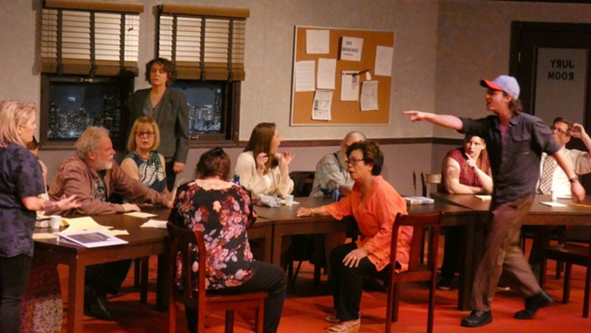 The Cast of 12 Angry Jurors at Photos: Theatrikos Launches 50th Season With 12 ANGRY JURORS