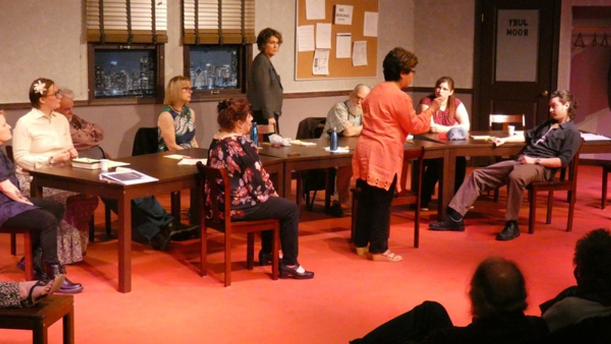 The Cast of 12 Angry Jurors at Photos: Theatrikos Launches 50th Season With 12 ANGRY JURORS