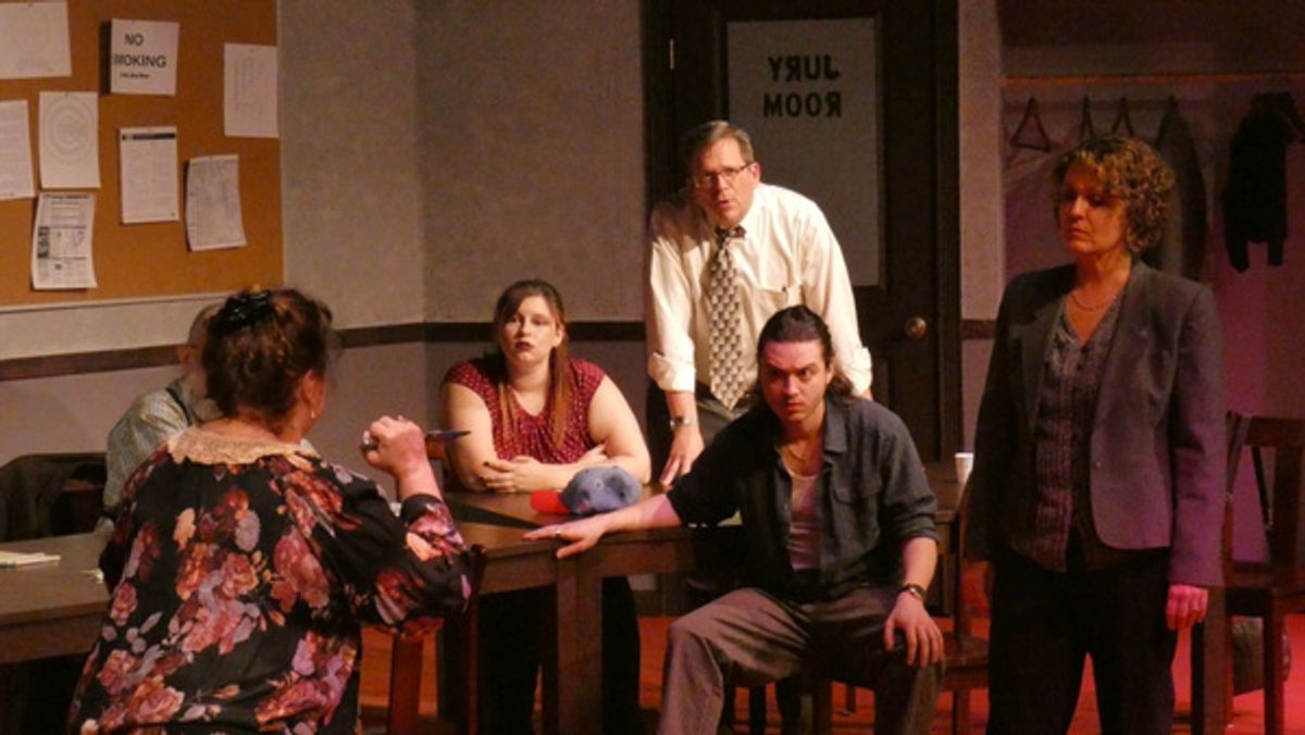 The Cast of 12 Angry Jurors at Photos: Theatrikos Launches 50th Season With 12 ANGRY JURORS