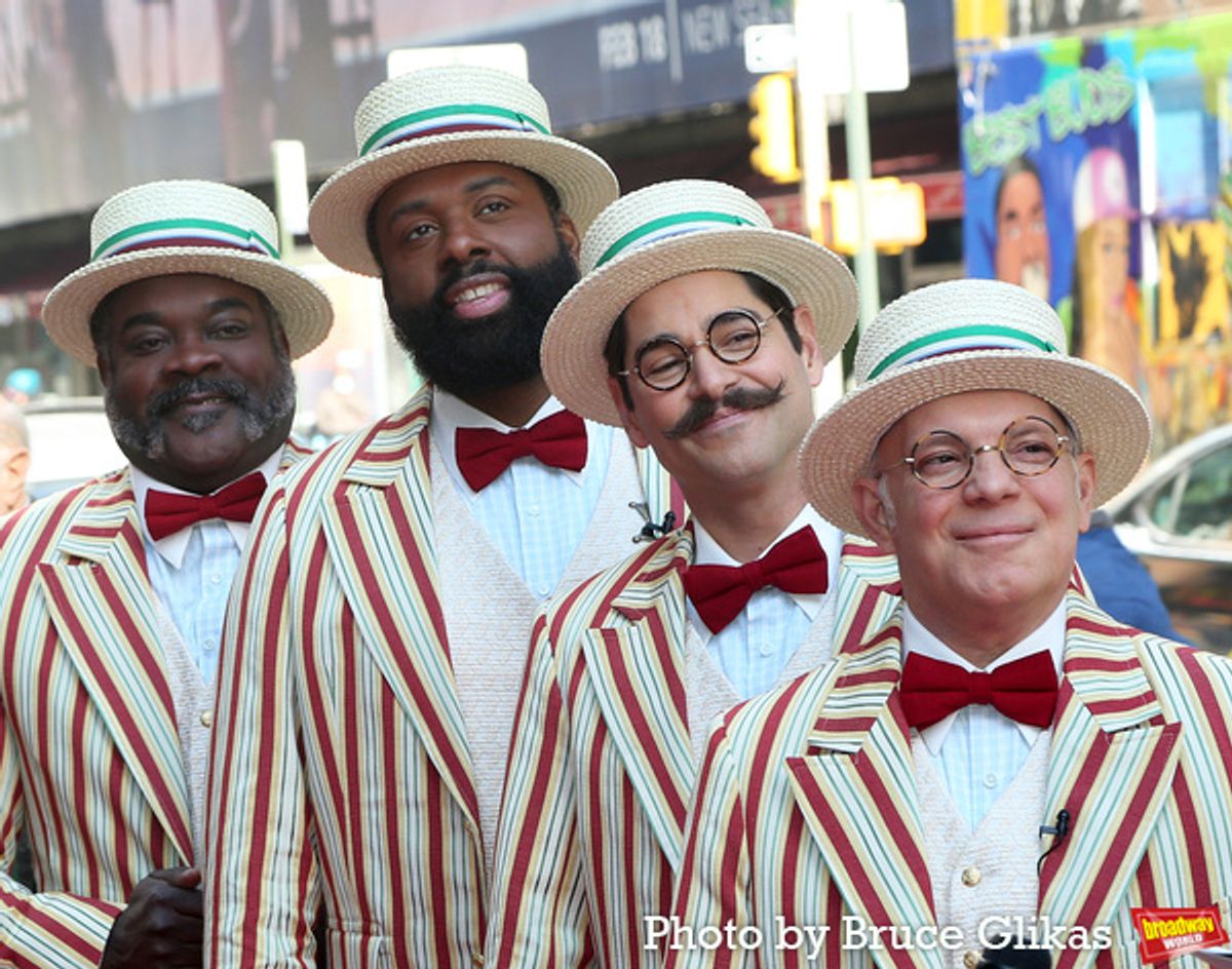 ''The Barbershop Quartet'' Phillip Boykin, Nicholas Ward, Daniel Torres and Eddie Korbich  at 
