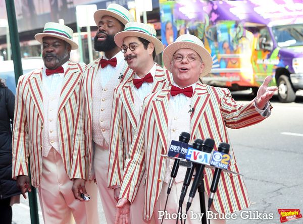 ''The Barbershop Quartet'' Phillip Boykin, Nicholas Ward, Daniel Torres and Eddie Kor Photo