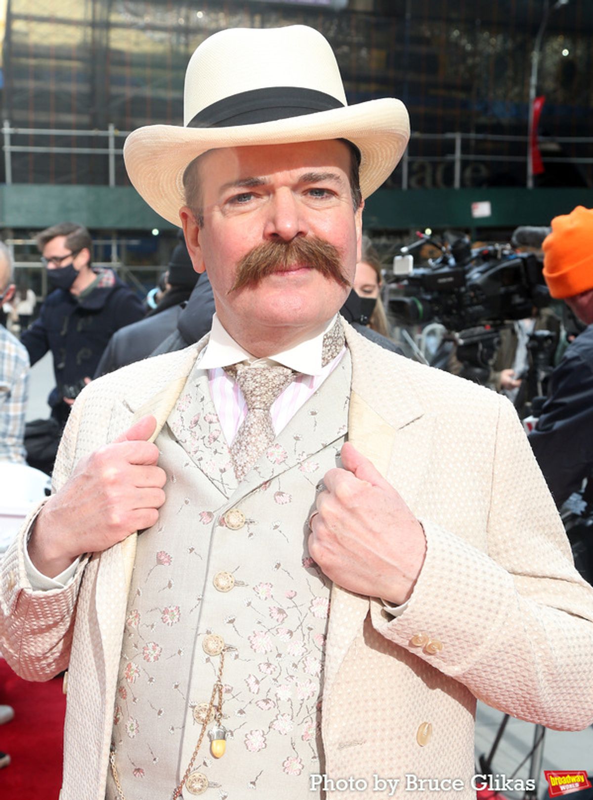 Jefferson Mays as ''River City’s own Mayor George Shinn''  at 