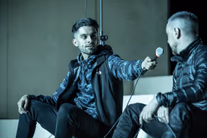 Eben Figueiredo and James McAvoy Photo