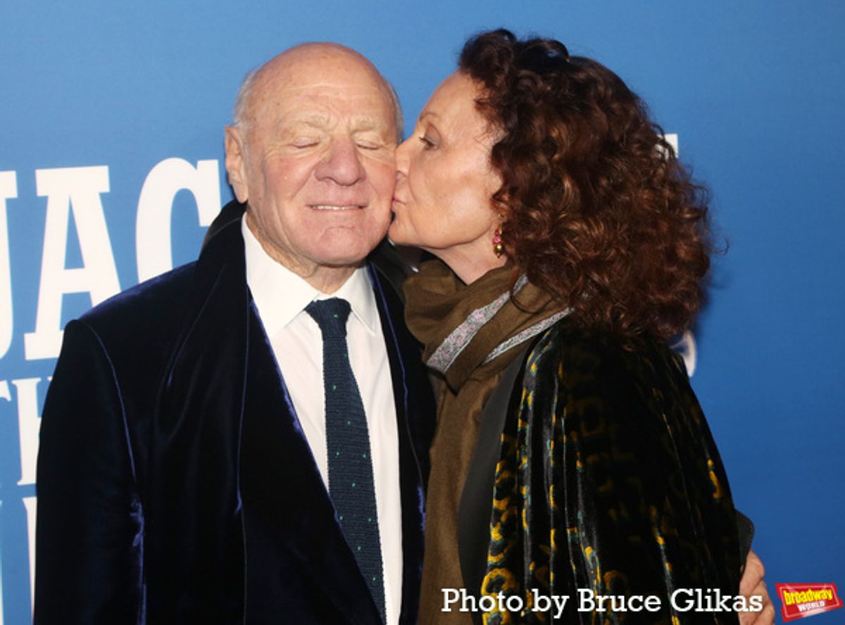 Producer Barry Diller and Diane von Furstenberg  at 