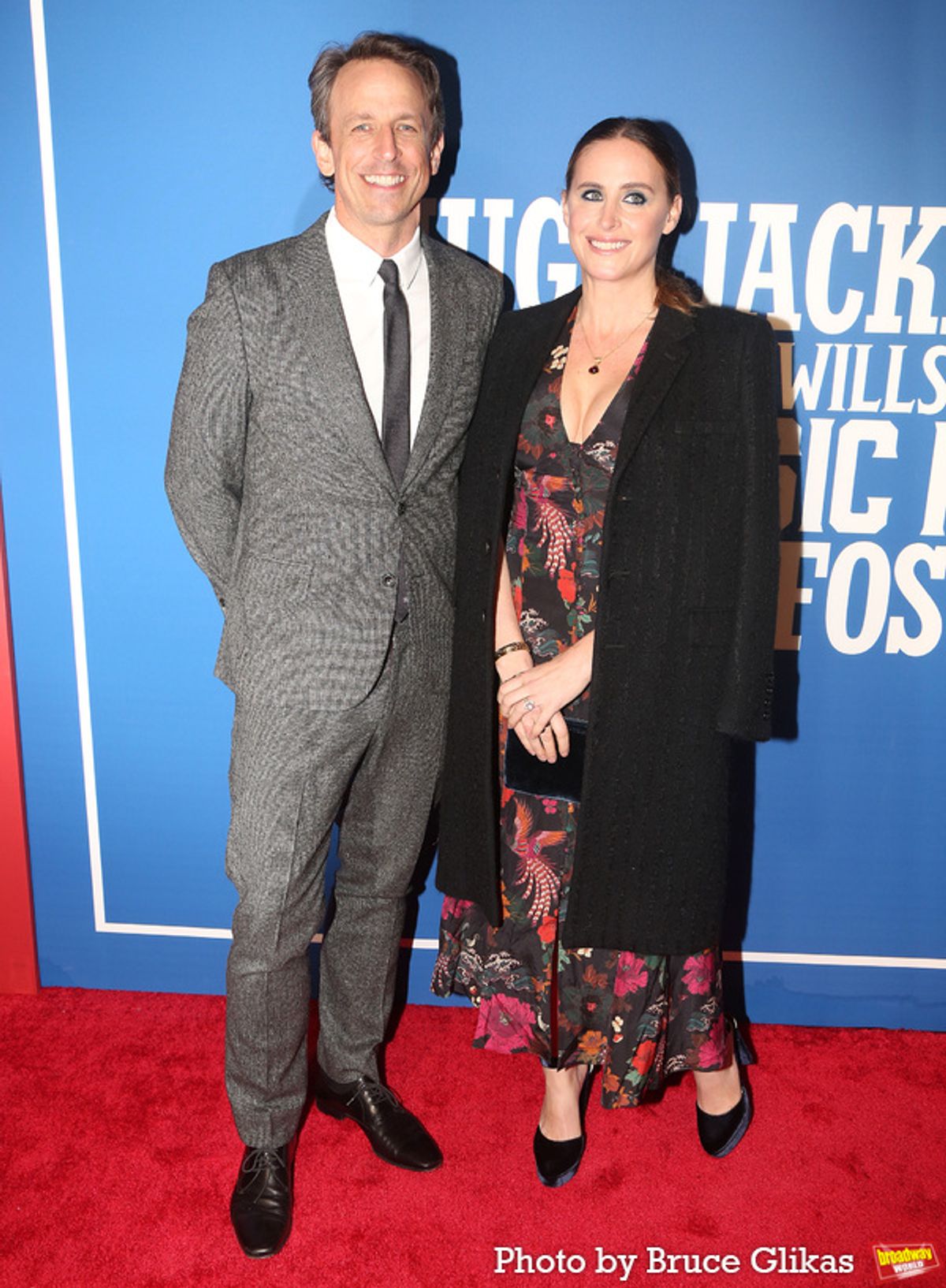 Seth Meyers and Alexi Ashe at 
