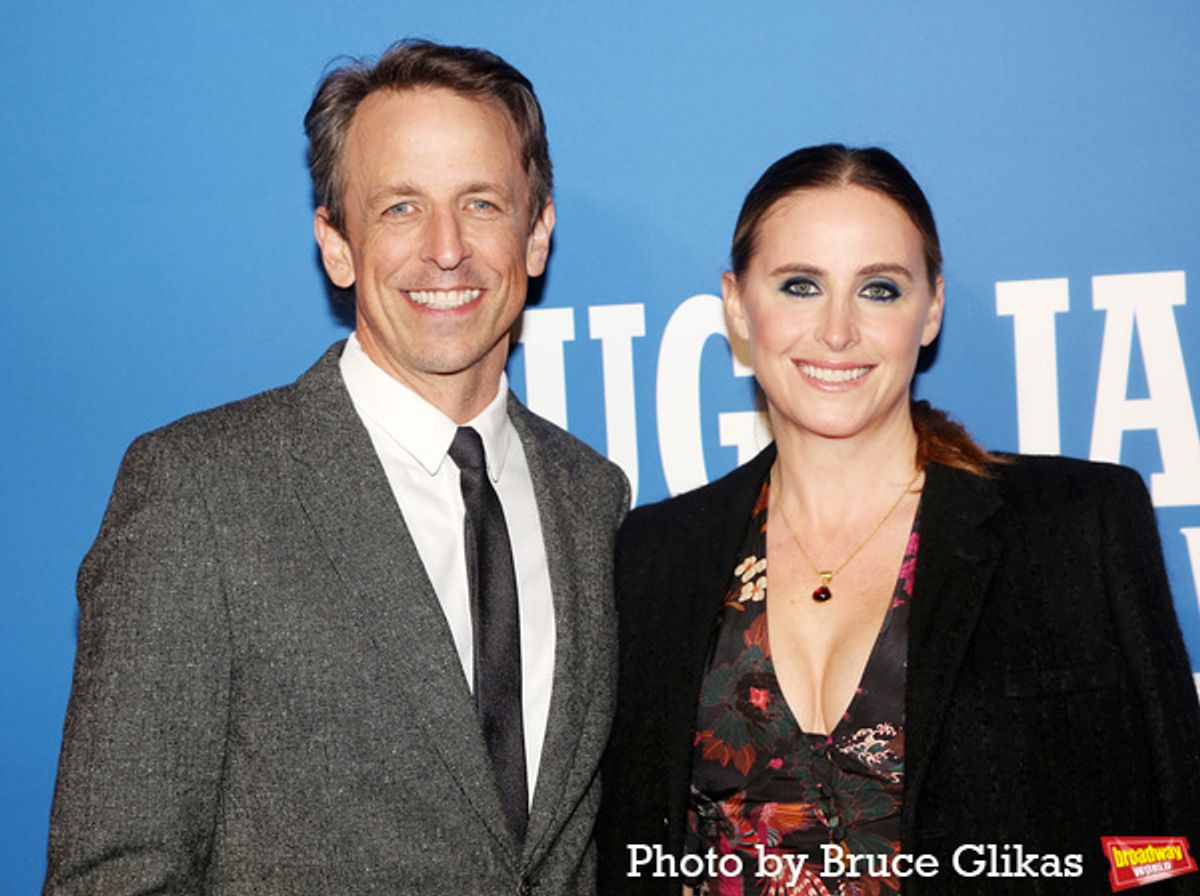 Seth Meyers and Alexi Ashe at 