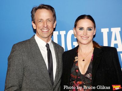Seth Meyers and Alexi Ashe Photo