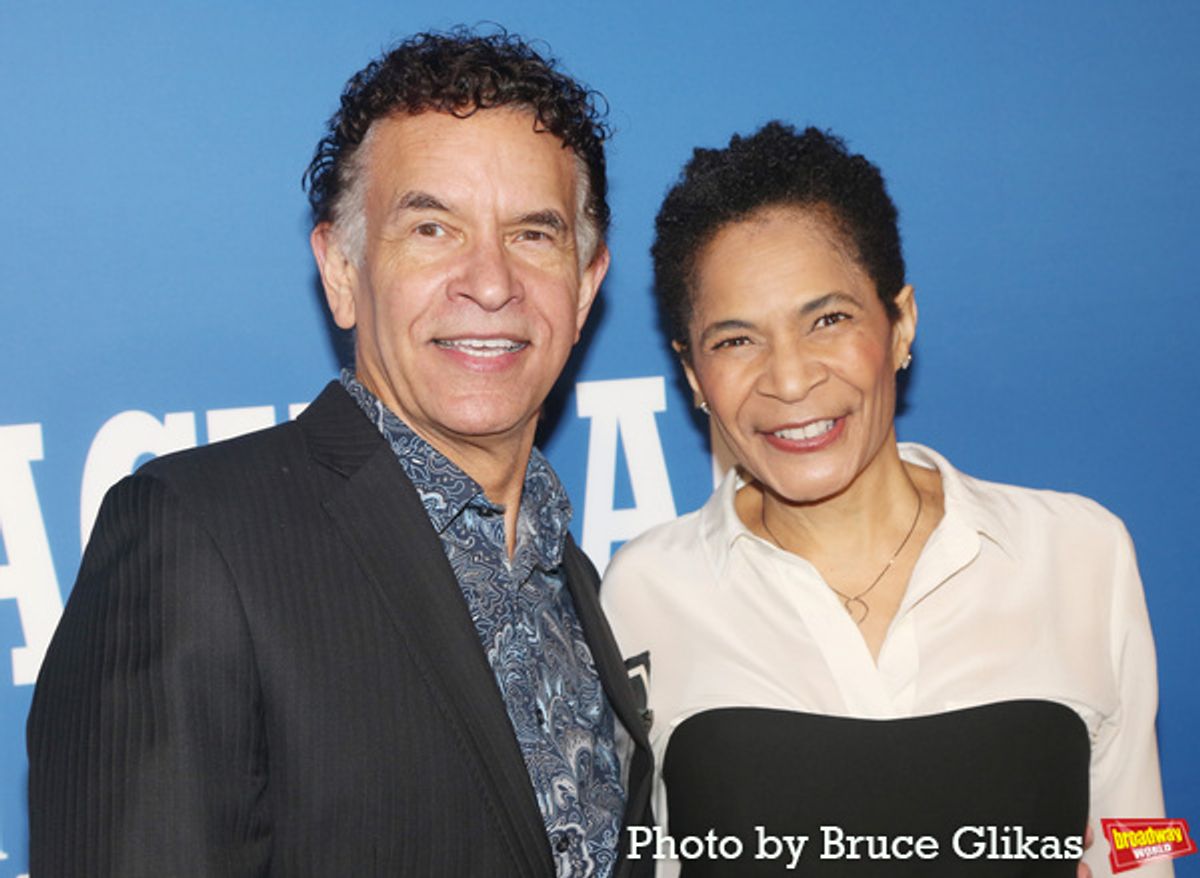 Brian Stokes Mitchell and Alyson Tucker-Mitchell at 