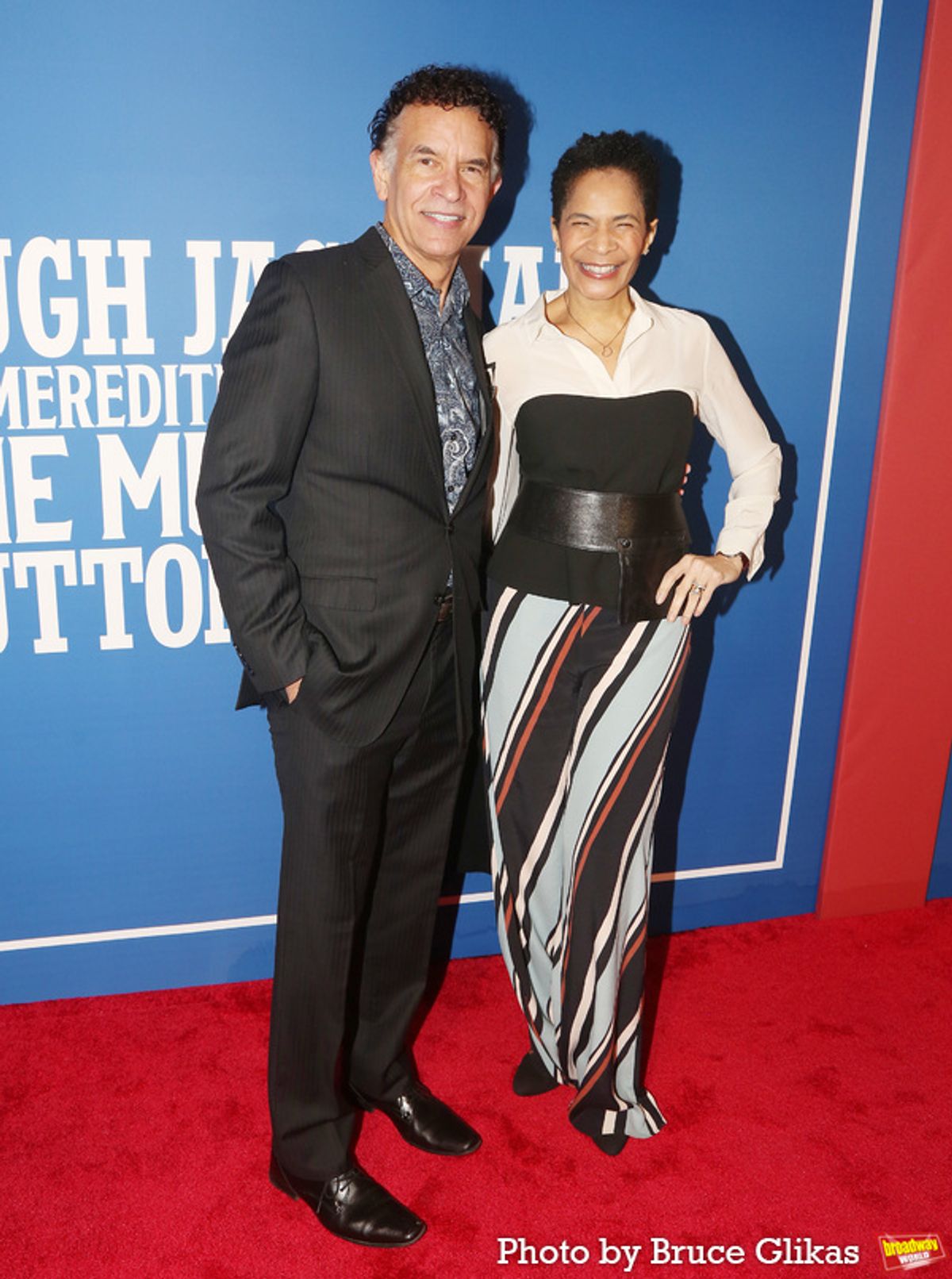 Brian Stokes Mitchell and Alyson Tucker-Mitchell at 