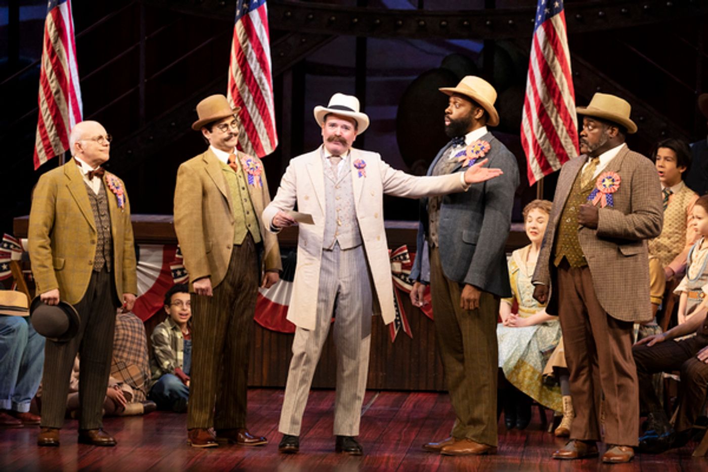 Photos: First Look at Hugh Jackman, Sutton Foster & More in THE MUSIC MAN on Broadway  Image