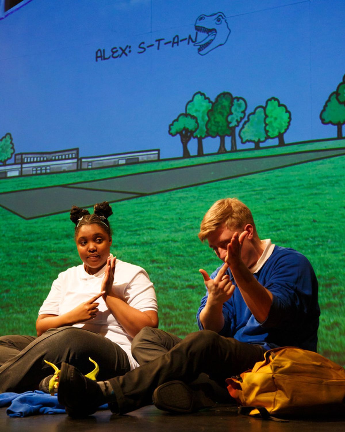 Alexandra James and Ross Thompson  at 