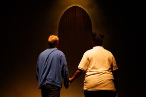 Ross Thompson and Alexandra James  Photo