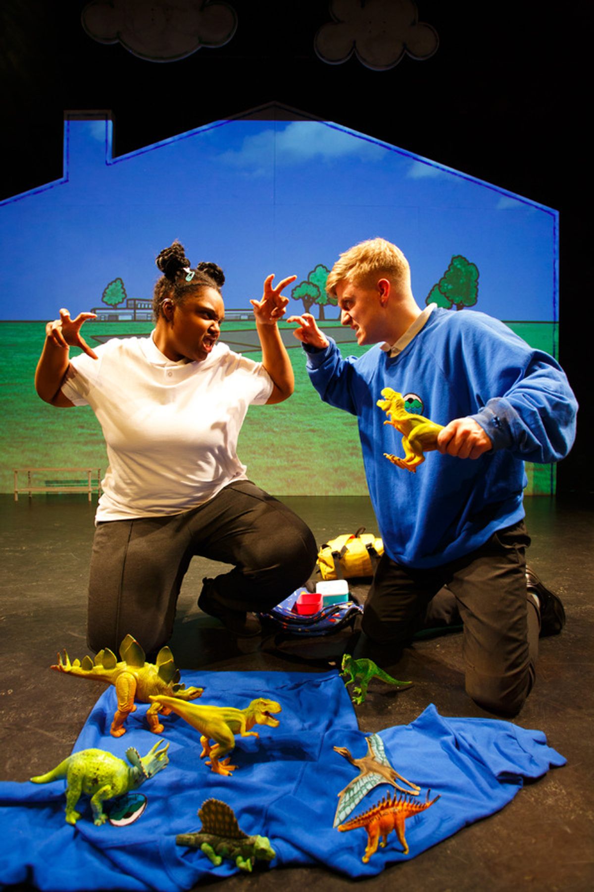 Ross Thompson and Alexandra James at 