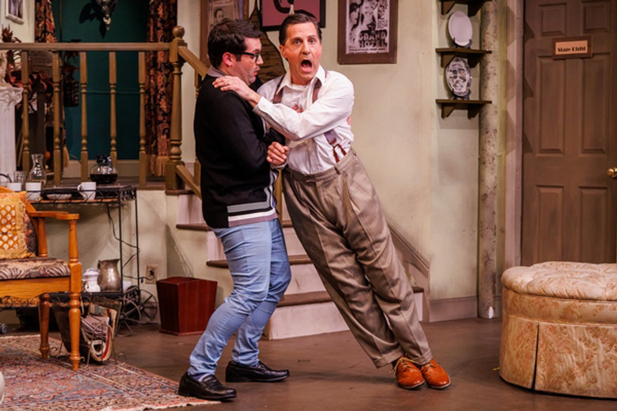 Cast of Bergen County Players' production of Ken Ludwig's MOON OVER BUFFALO  at 