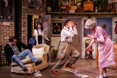 Cast of Bergen County Players' production of Ken Ludwig's MOON OVER BUFFALO  Photo