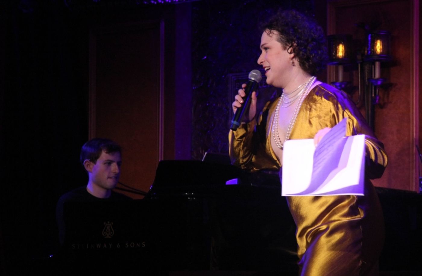 Photo Flash: ESTHER FALLICK UPDATES HER BOOK at 54 Below Introduces a New Artist to the Cabaret Stage  Image
