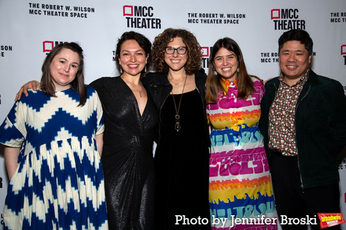 Ellie Heyman and the design team at 