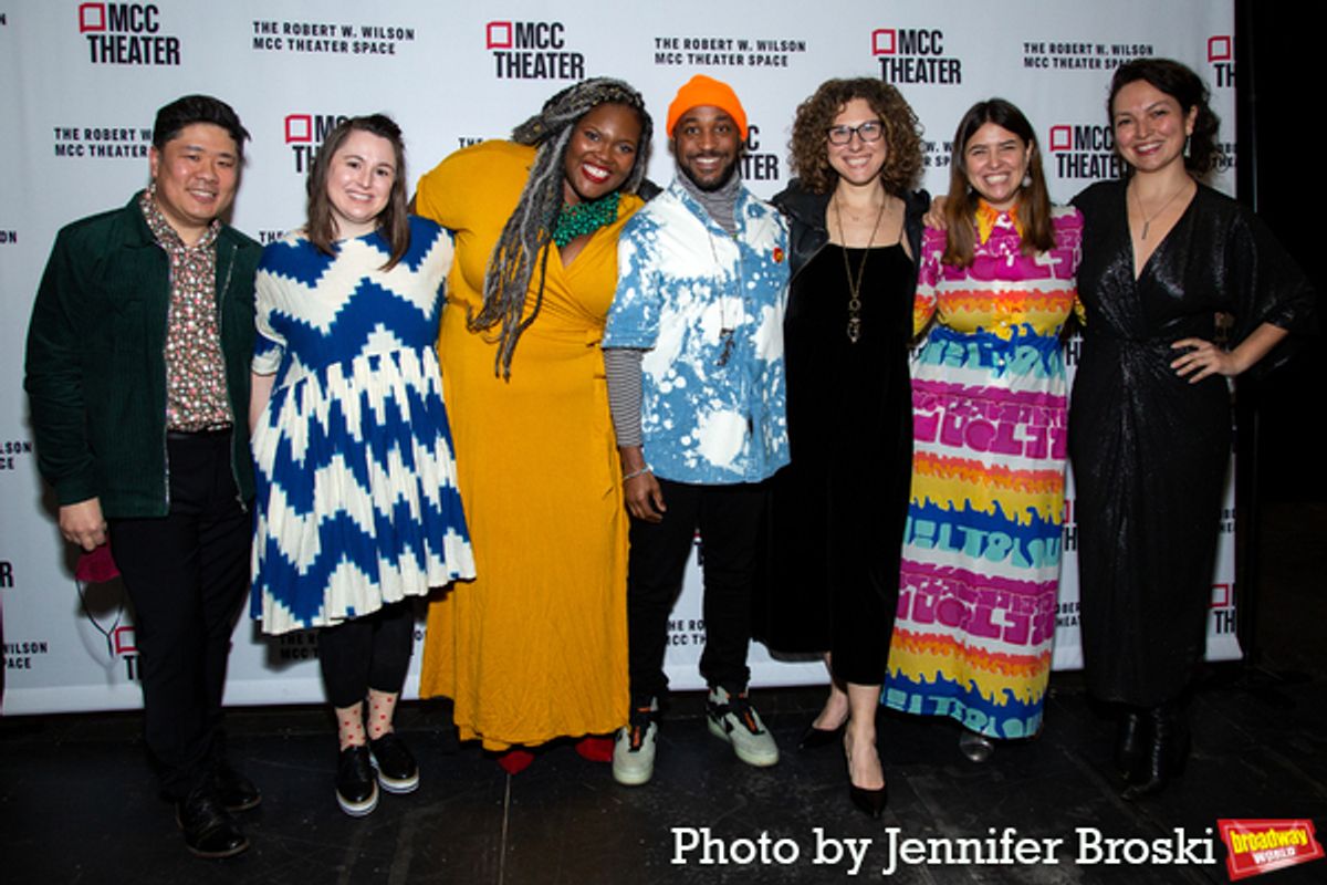 The creative team at Photos: SPACE DOGS Celebrates Opening Night at MCC