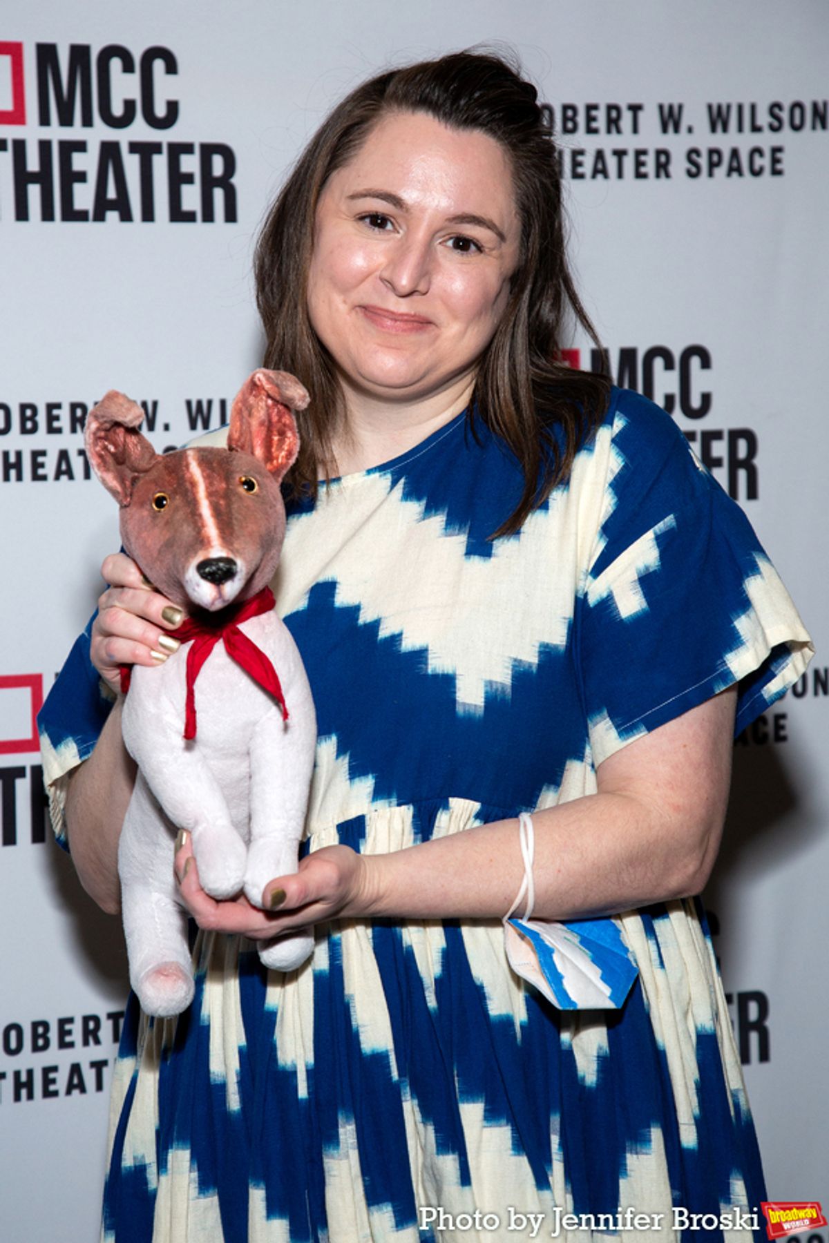 Amanda Villalobos (with Laika) at 