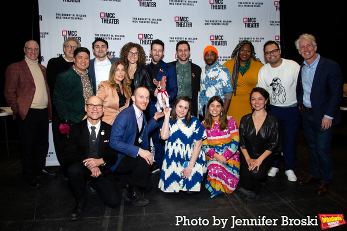 The company of SPACE DOGS at Photos: SPACE DOGS Celebrates Opening Night at MCC