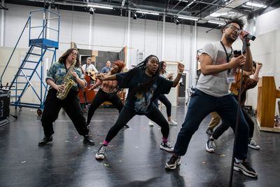 Claire Greenway, Naomi Alade, Kevin Yates Photo