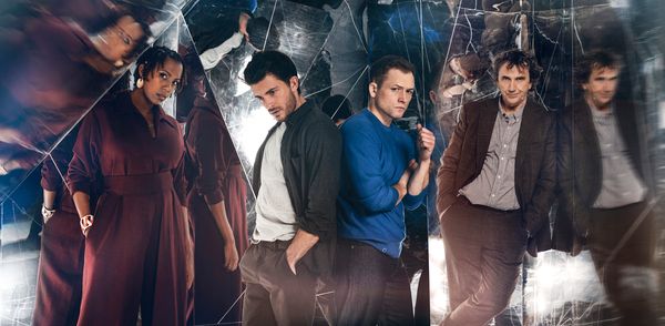 Taron Egerton, Jonathan Bailey, Jade Anouka and Phil Daniels Photo