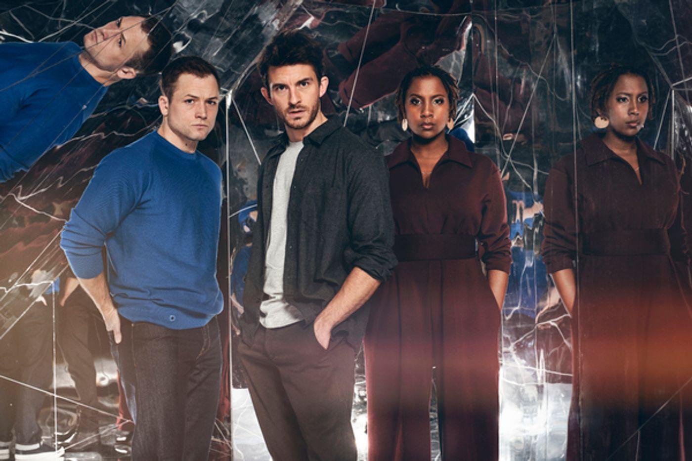 Photos: First Look at Taron Egerton, Jonathan Bailey, Jade Anouka and Phil Daniels in COCK at the Ambassadors Theatre  Image
