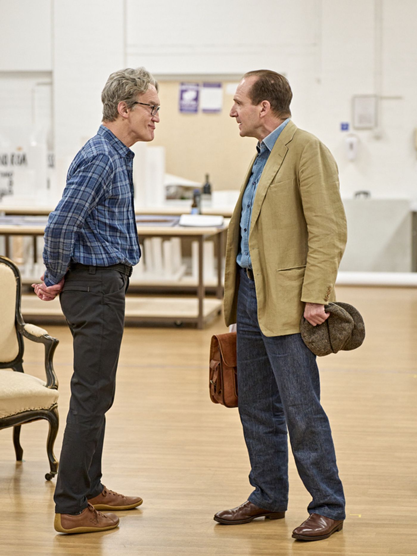 Photos: See Ralph Fiennes & More in Rehearsals for STRAIGHT LINE CRAZY  Image