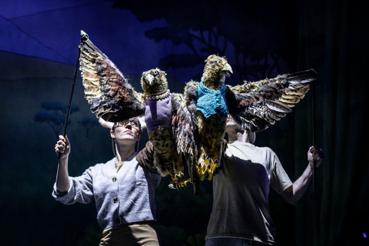 Rachel Lea-Gray and Billy Mahoney at Photos: First Look at JUNGLE RUMBLE at the Fortune Theatre