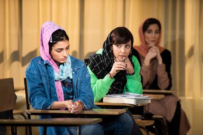 Ava Lalezarzadeh, Tala Ashe and Pooya Mohseni  Photo