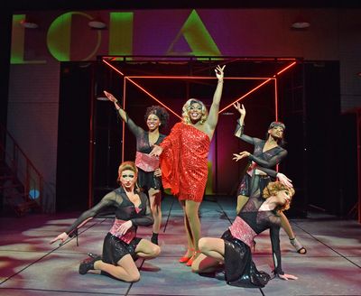 Jonathan Studdard and the Company of KINKY BOOTS Photo