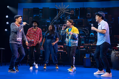  Lin-Manuel Miranda, Wayne Brady, Aneesa Folds, Chris Sullivan, and Anthony Veneziale Photo