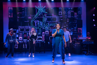 Lin-Manuel Miranda, Kaila Mullady, Aneesa Folds, Anthony Veneziale, and Kurt Crowley  Photo