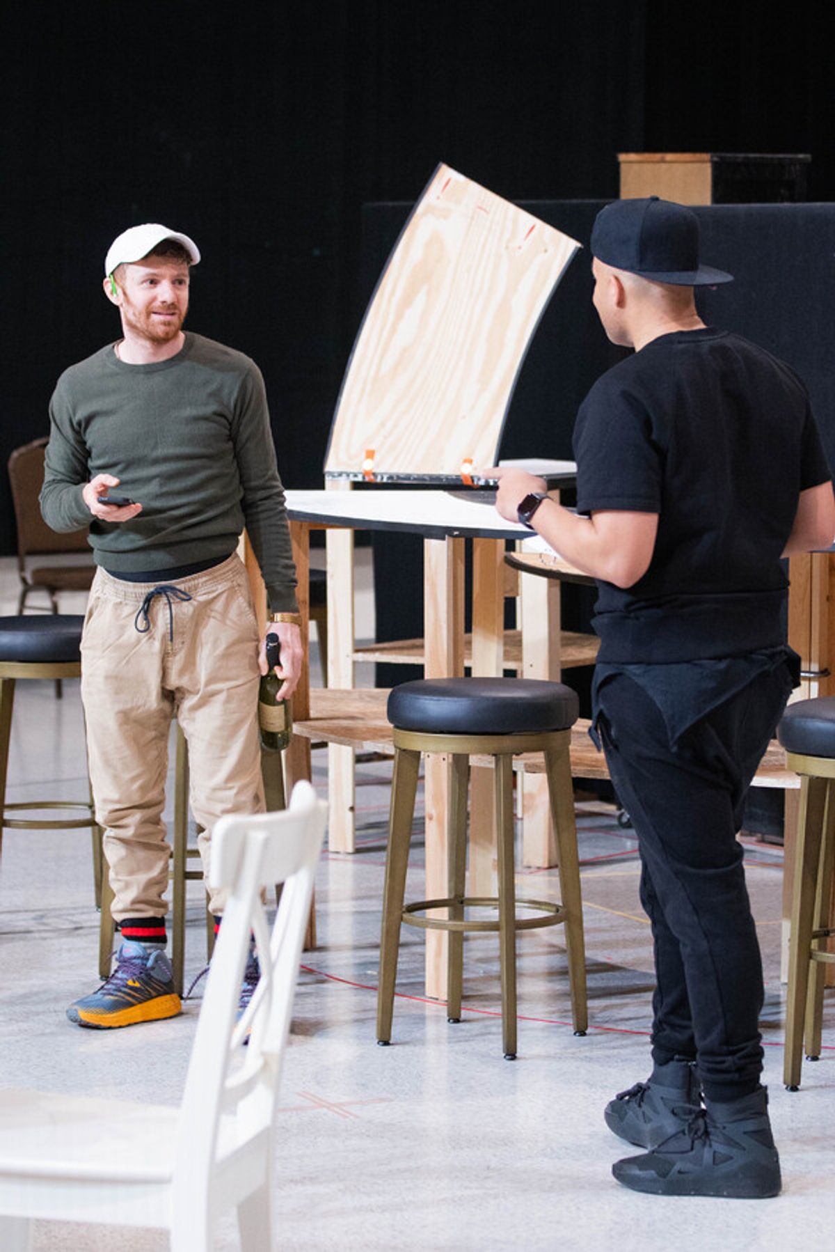 Chris Perfetti and Glenn Davis at 