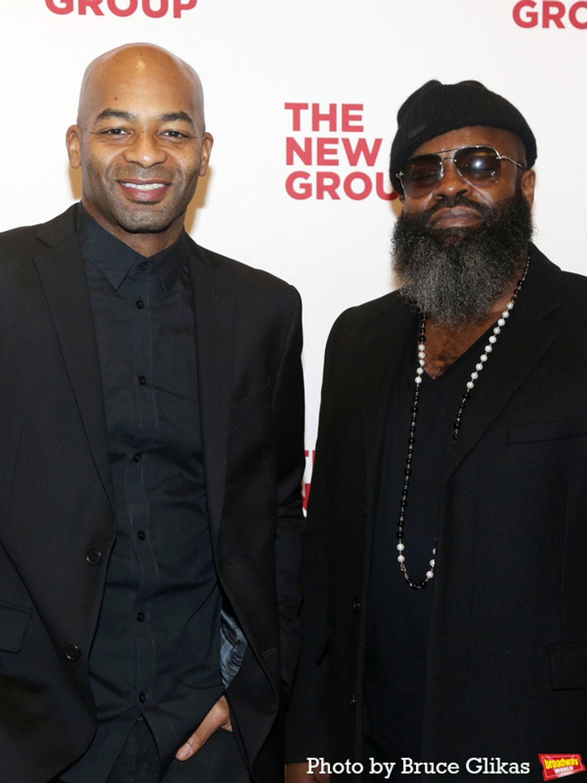 Brandon Victor Dixon and Tariq Trotter aka Black Thought at 