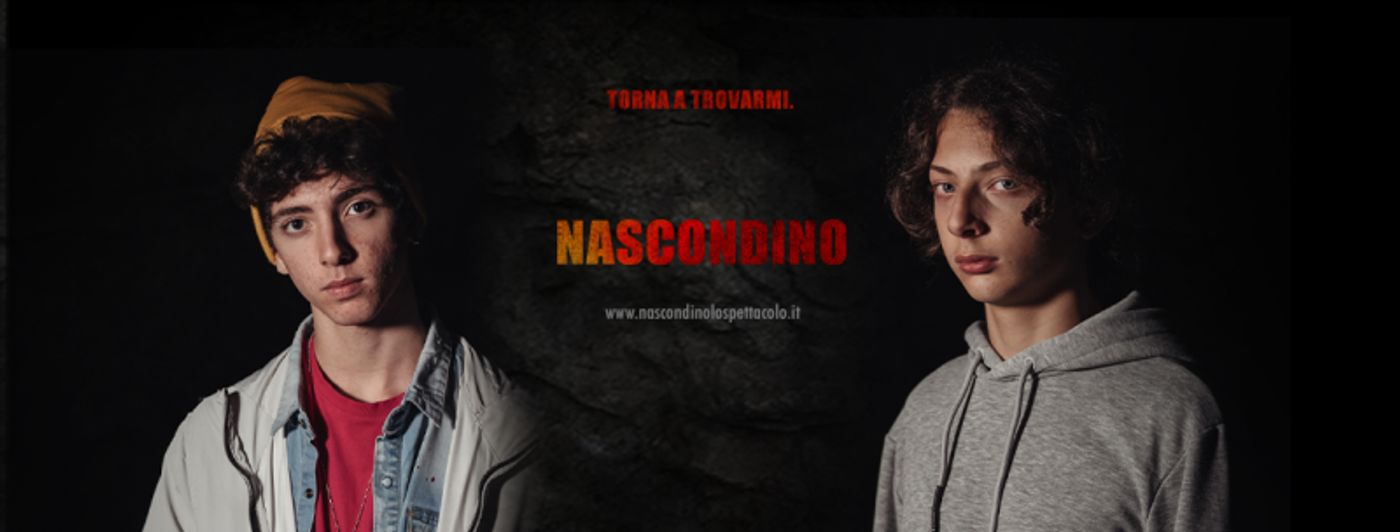 locandina dello spettacolo nascondino al teatro san babila di milano