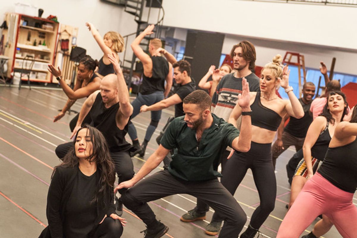 The Company at Photos: Go Inside Rehearsals for the National Tour of MOULIN ROUGE! THE MUSICAL