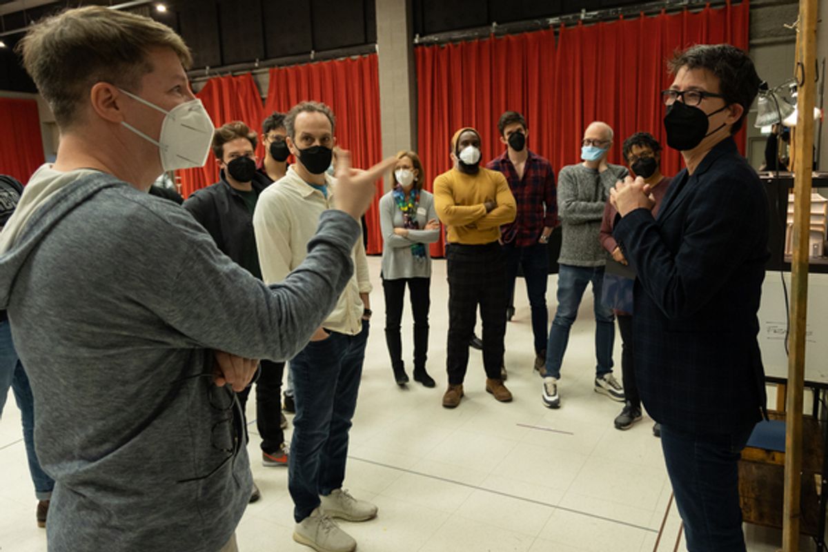 Sean Hayes and Rachel Hauk at 