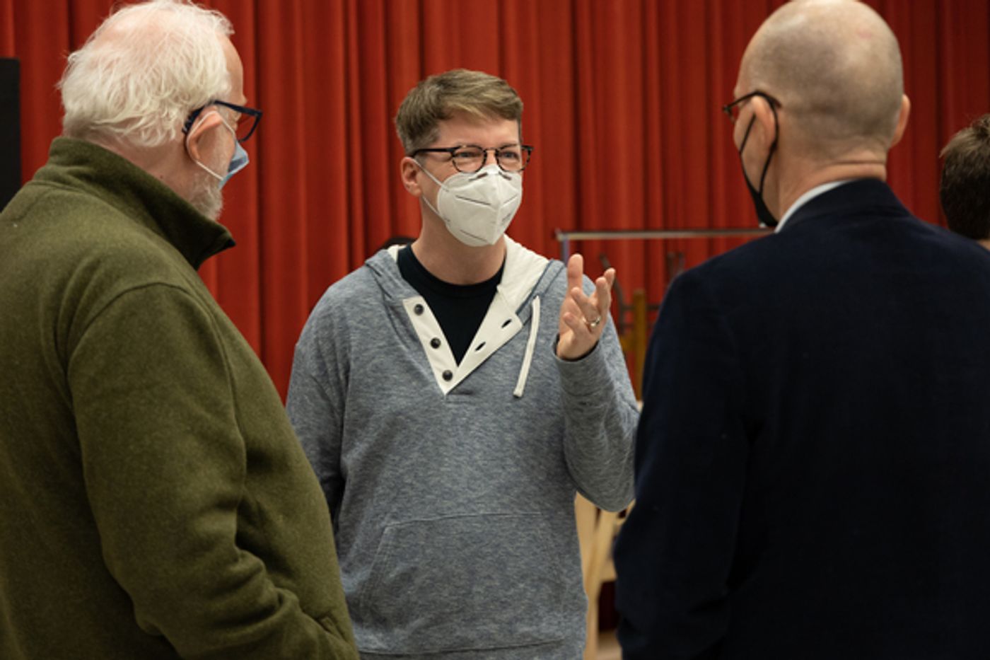 Photos: Sean Hayes, Ethan Slater and More Prep for GOOD NIGHT, OSCAR at Goodman Theatre  Image