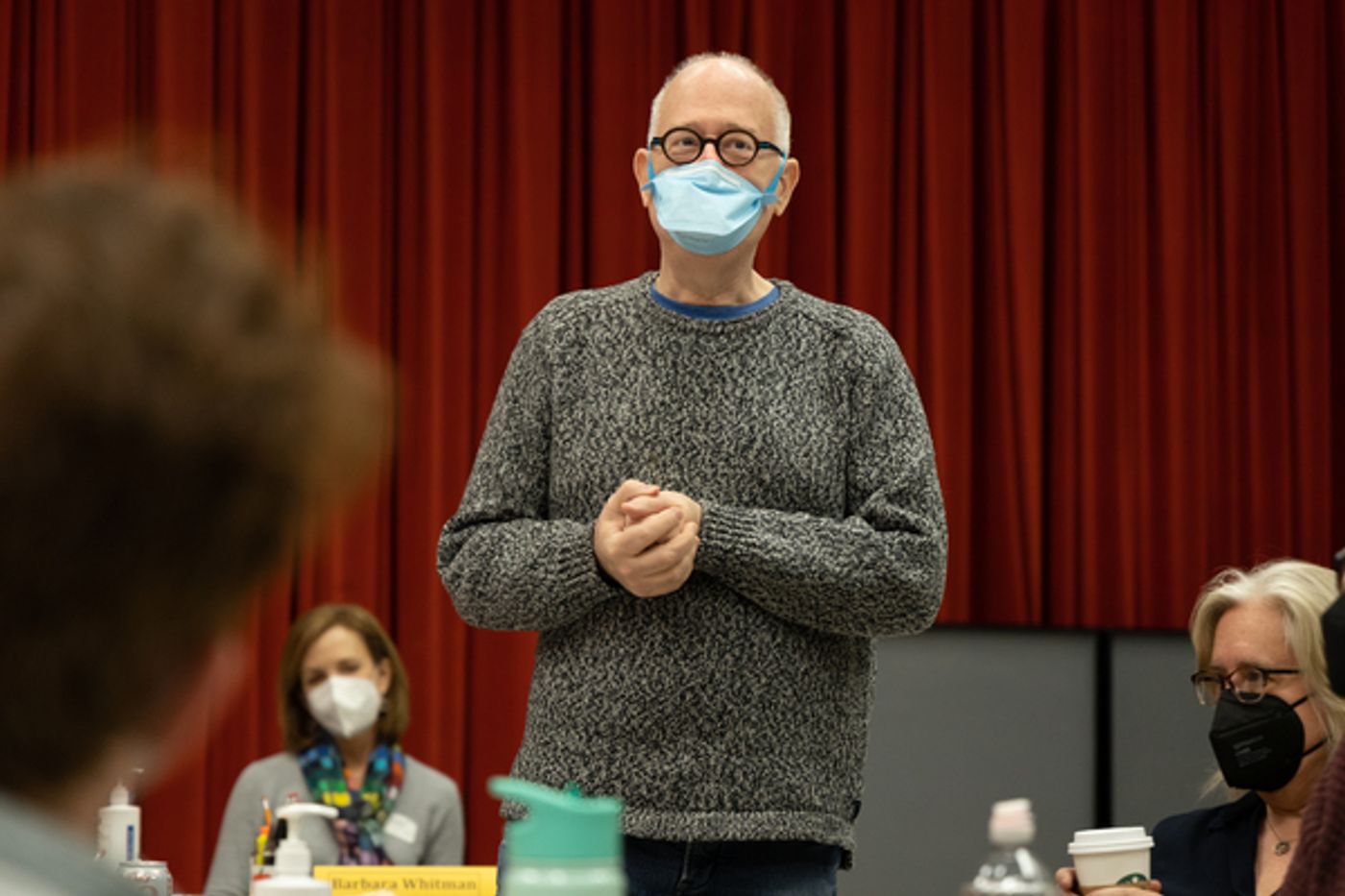 Photos: Sean Hayes, Ethan Slater and More Prep for GOOD NIGHT, OSCAR at Goodman Theatre  Image