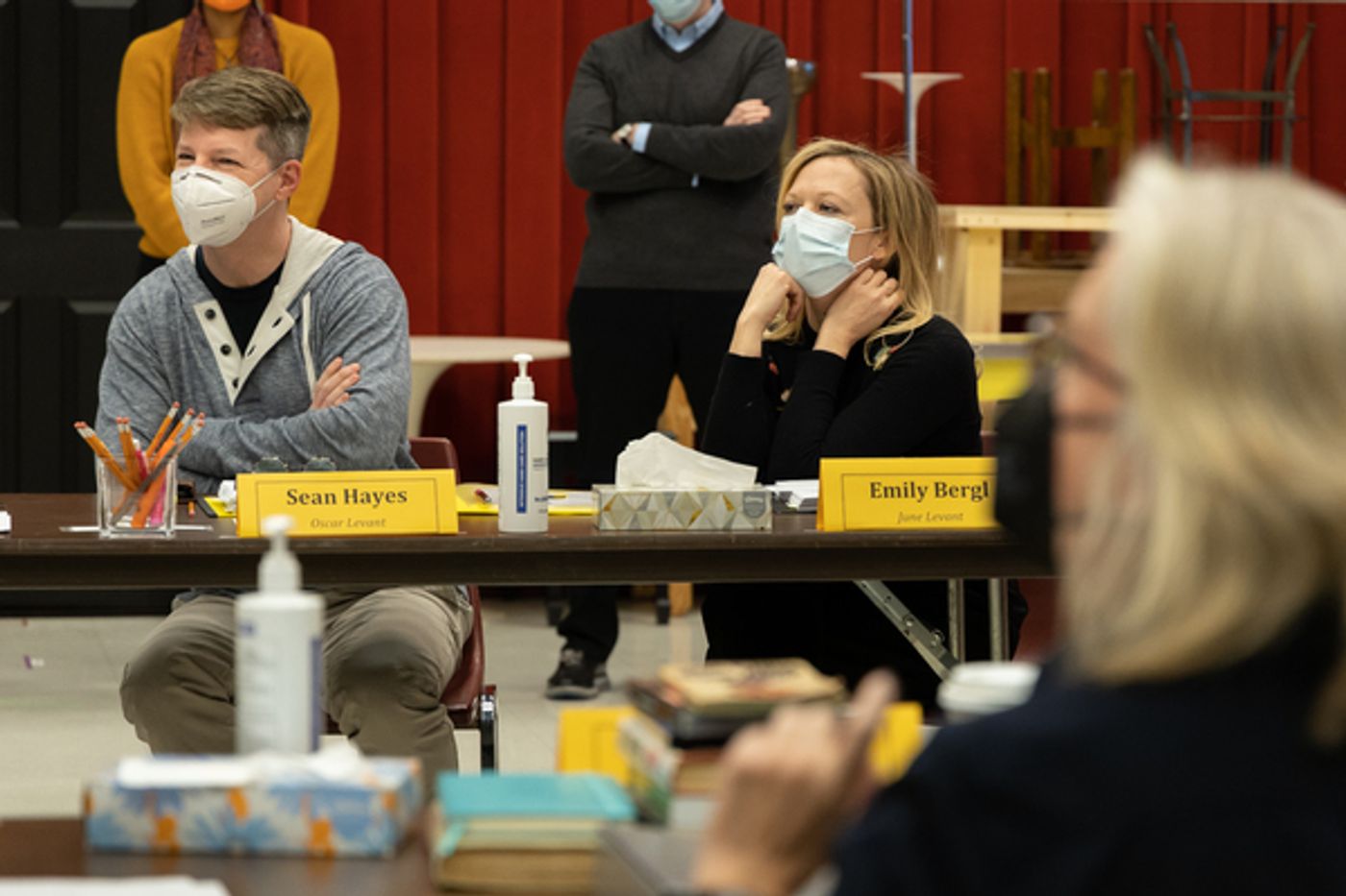 Photos: Sean Hayes, Ethan Slater and More Prep for GOOD NIGHT, OSCAR at Goodman Theatre  Image